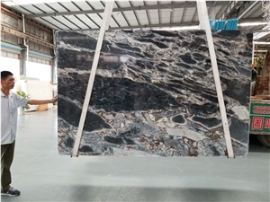 Galaxy Blue Marble for Wall and Floor Covering