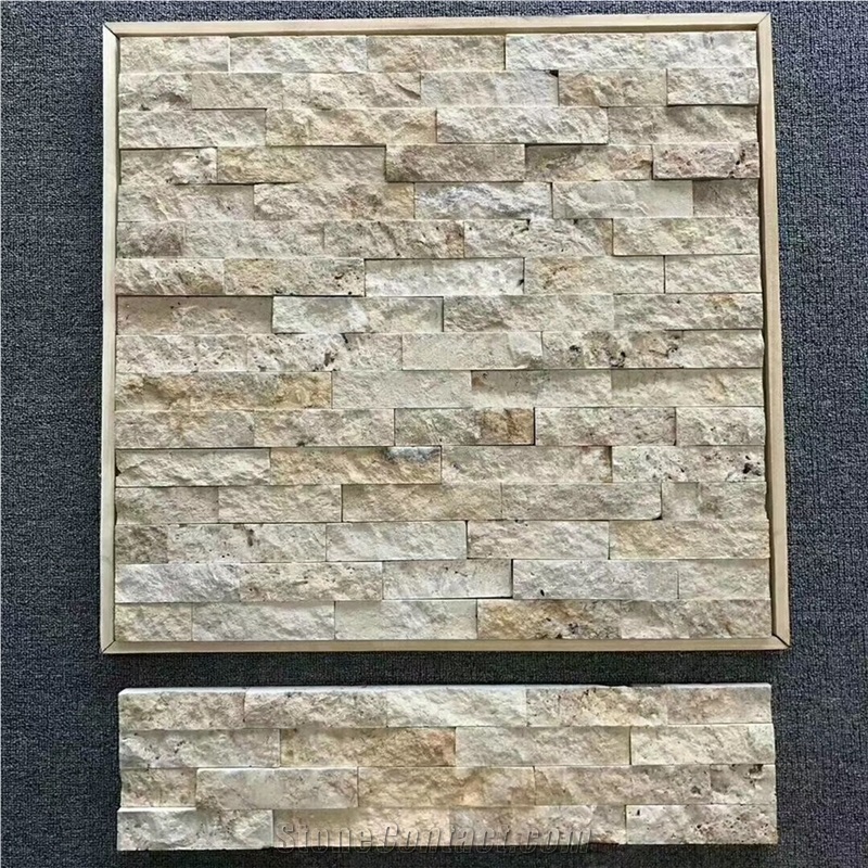 3d Strip Limestone Marble Stone Mosaic
