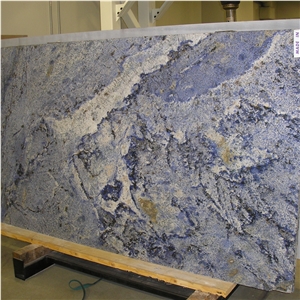 Azul Bahia Blue Granite Slabs and Wall Panel