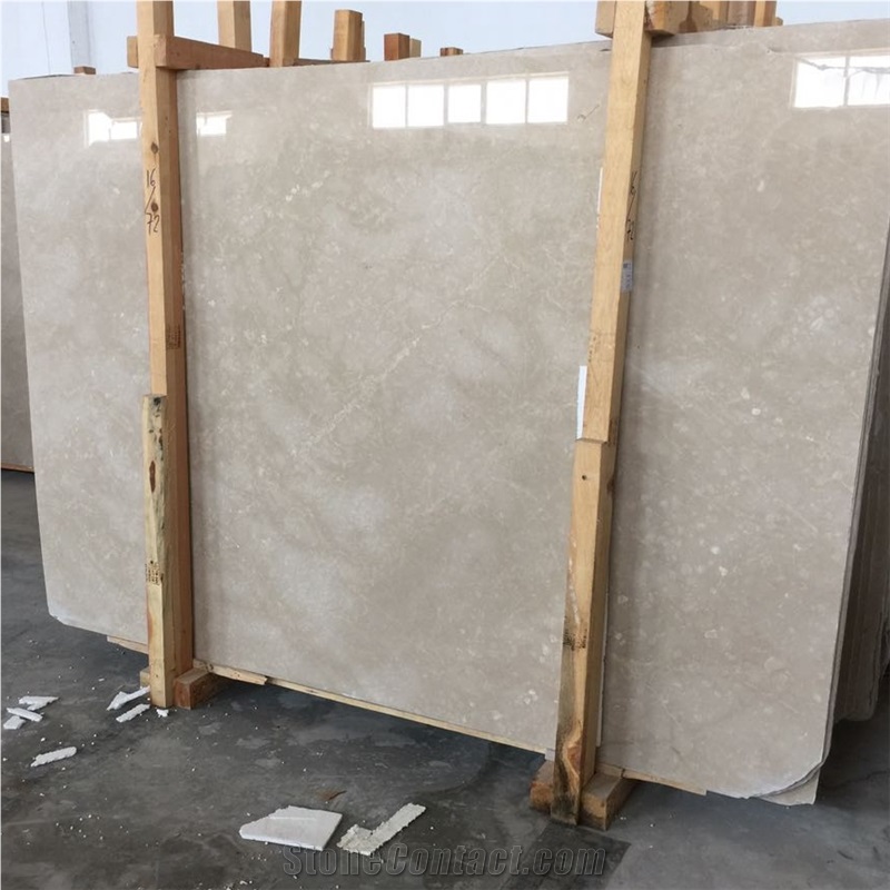 Burdur Beige Marble Slabs and Floor Tiles