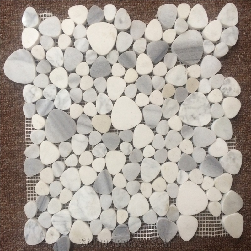 Design Natural Stone Carrara White Marble Mosaic