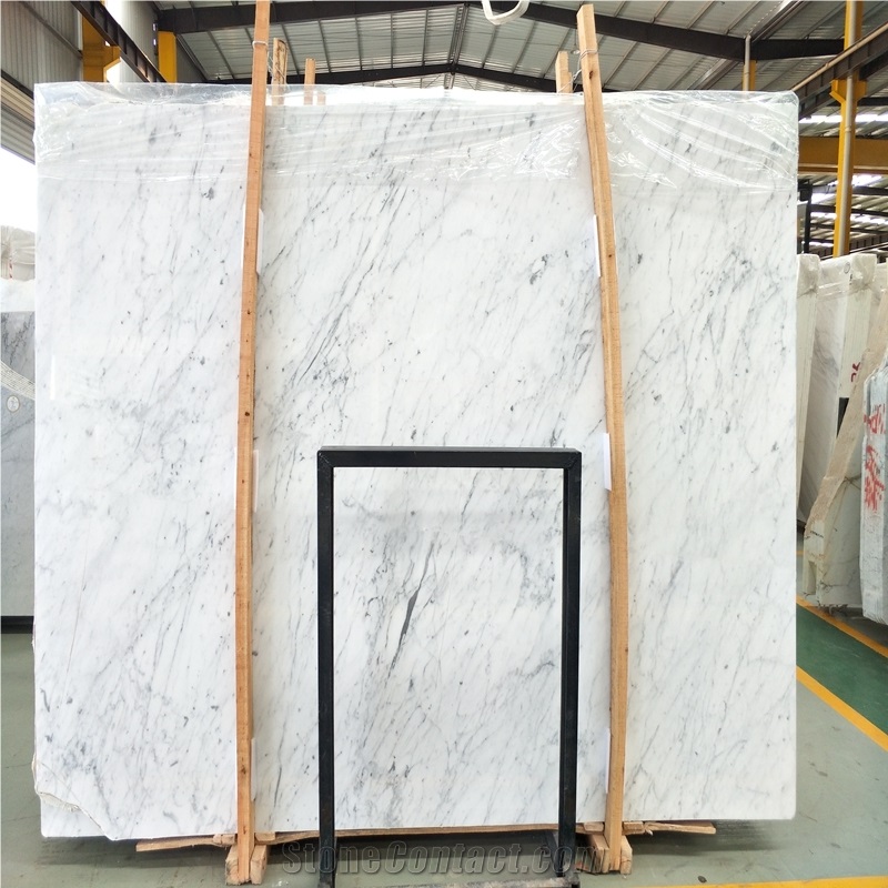 Italian White Carrara Marble Slabs