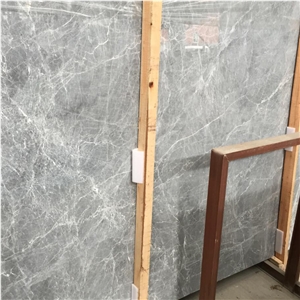 Pascal Grey Marble Skirting and Floor Design
