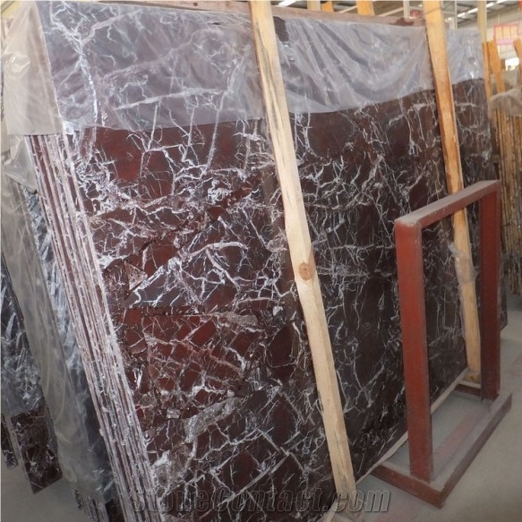 Red Marble Slab & Tile, Turkey Rosso Lepanto Red Marble
