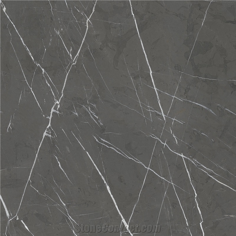 White Veins Pietra Grey Marble Slabs for Interior