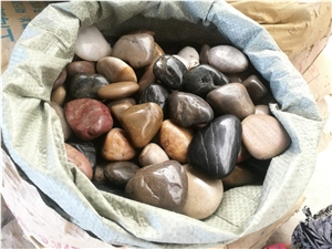 Landscaping Mix Color River Pebble Stone