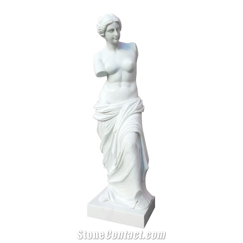 Life Size White Marble Venus Statue