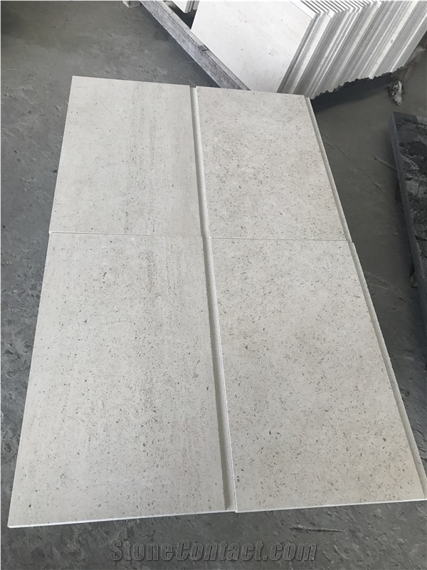 Moca Cream White Limestone Marble Wall Facade Tile