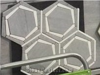 China Cinderella Grey Hexagon Polished Mosaic