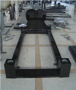 China Black Granite Angel Monument Memorial