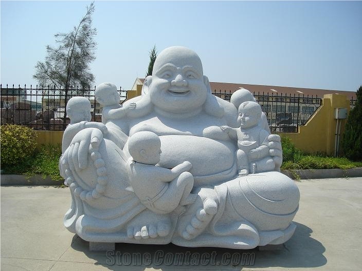 China Granite Buddha Sculptures Hand Carved Statue