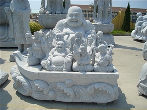 China Granite Buddha Sculptures Hand Carved Statue