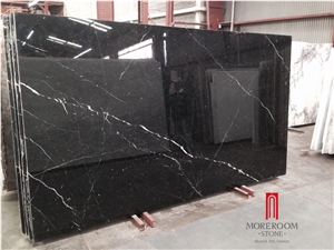 Bookmatch Spain Black Marquina Marble Slab