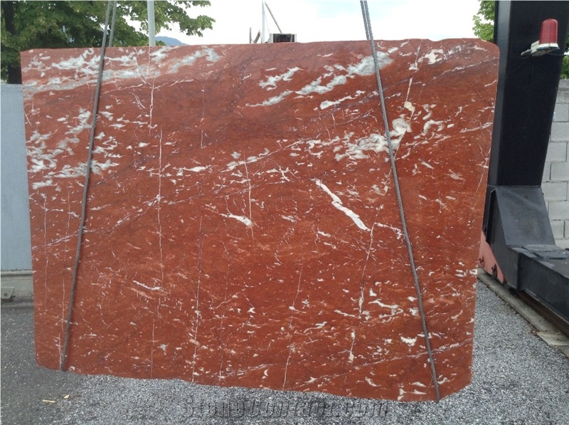 Rosso Francia Classico Marble Slabs