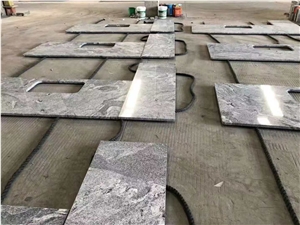 Afo Wavy Grey Granite China Tiles Slab Fairs Stone