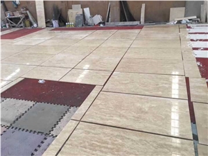 Armenia Beige Travertine Flooring Tiles Slabs