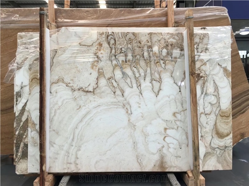 China Palissandro Beige Marble Slabs Tiles