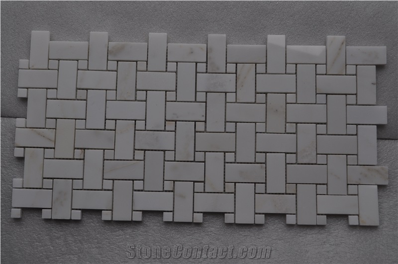Eastern White Marble Mosaic Split Art Design China