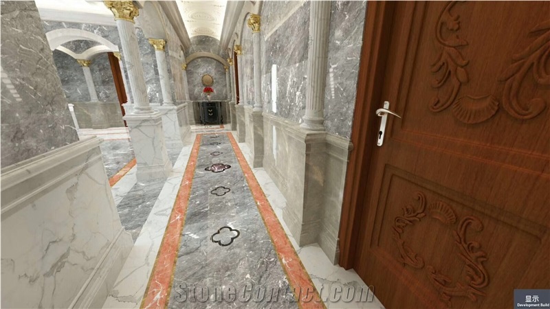 Fior Di Pesco Carnico Marble Tiles Slabs Italy
