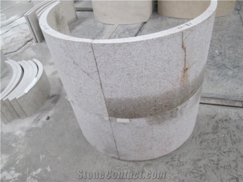 G682 Granite Arc Panels China Fairs Grey
