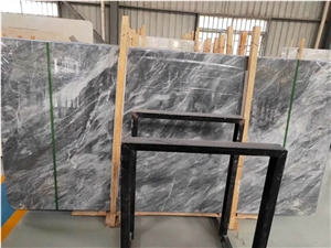 New Italy Gray Marble China Slabs Tiles Fairs