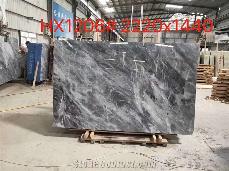 New Italy Gray Marble China Slabs Tiles Fairs