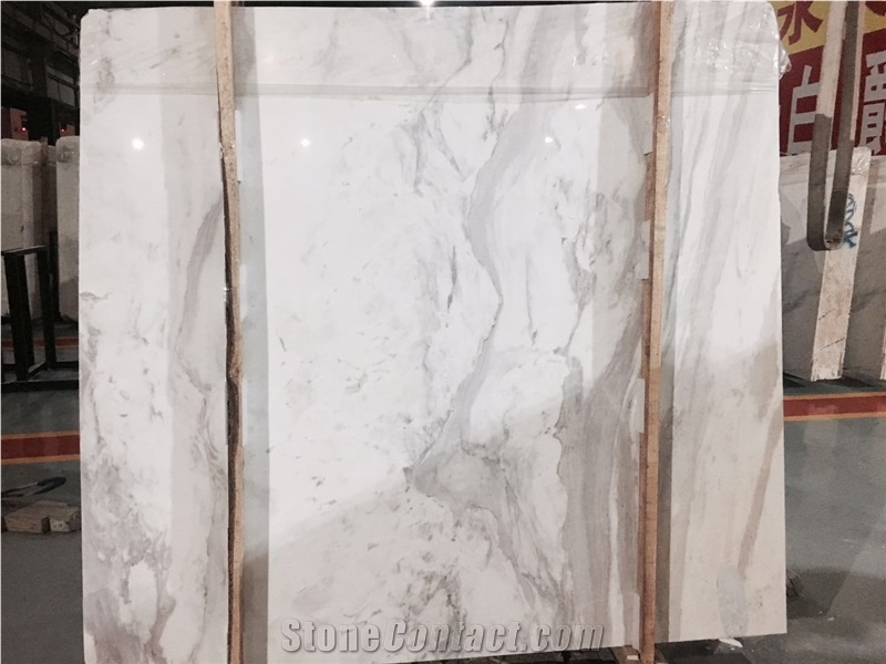 Volax White Marble Flooring Tile Slabs
