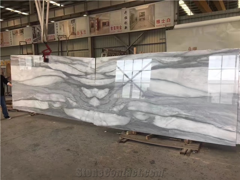 White Cloud Marble China Tiles Slabs Fairs Hotels