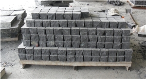 Zhangpu Black Basalt Cubes Stone Paver Cobblestone