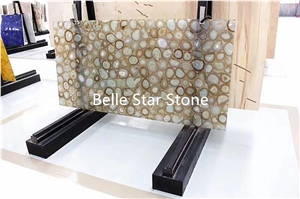 Crocodile Semi Precious Luxury Stone Slabs Tiles