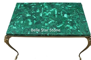 Green Jade / Malachite Gemstone Stair Baluster