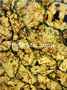 Labradorite Backlit Semi Precious Stone Slabs/Tile