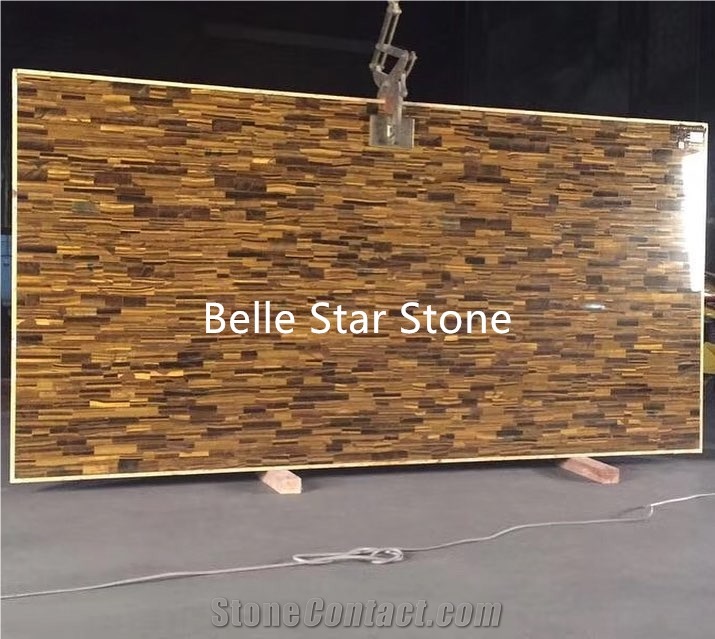 Tiger"S Eye Gemstone Home Table Tops