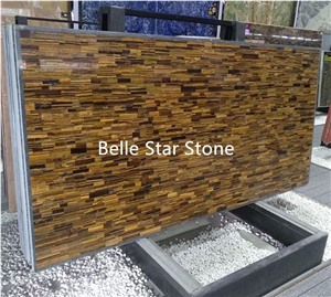 Tiger"S Eye Gemstone Home Table Tops