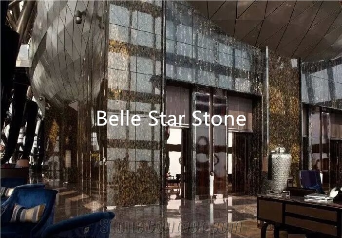 Tiger"S Eye Precious Stone Hotel Wall Slabs &Tiles