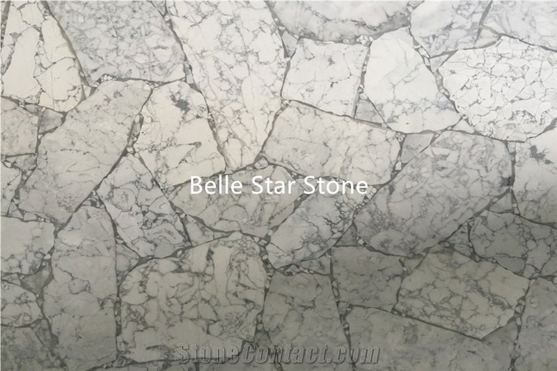 Turquoise Semi Precious Luxury Stone Slabs Tiles