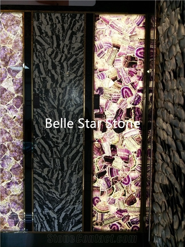 Zebra Gemstone Slabs,Semi Precious Stone Tiles
