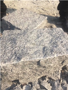 Chinese Sesame Grey Granite Cube Stone Pavers