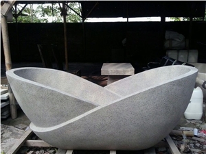 Bali Bathtub Resin Terazzo Stone