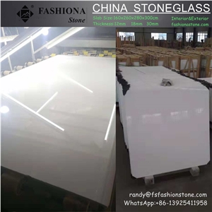 Super White China Nano Glass Stone Slabs & Tiles
