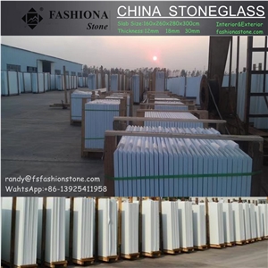 Super White China Nano Glass Stone Slabs & Tiles