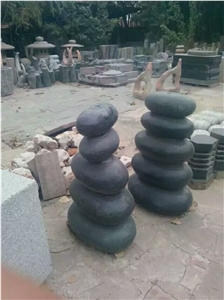 Granite Stone Lantern for Outdoor Garden Lighting