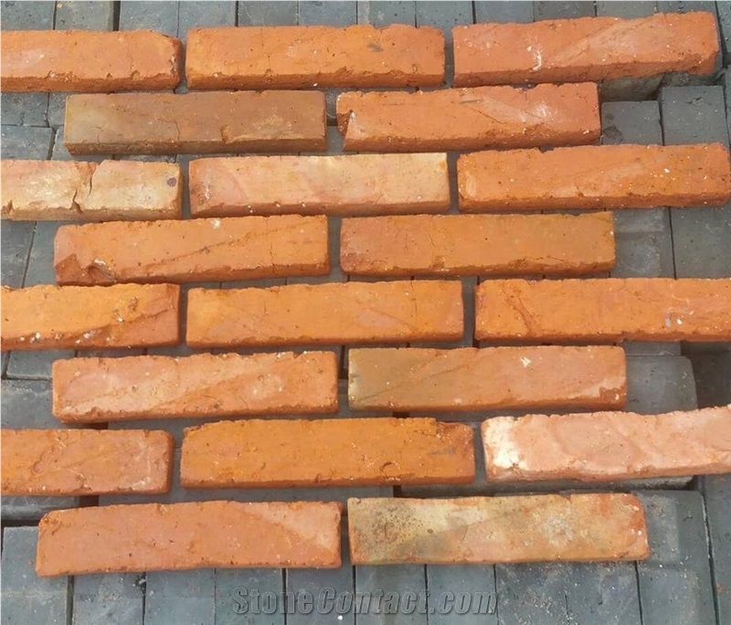 Reclaimed Used Red Grey Brick for Wall Decoration