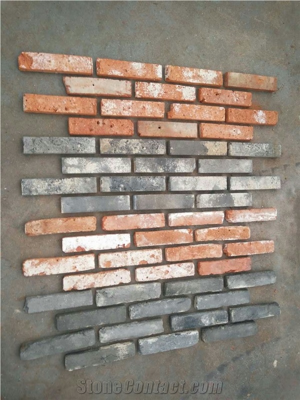 Used Brick in Decoration , Antique Red Grey Brick