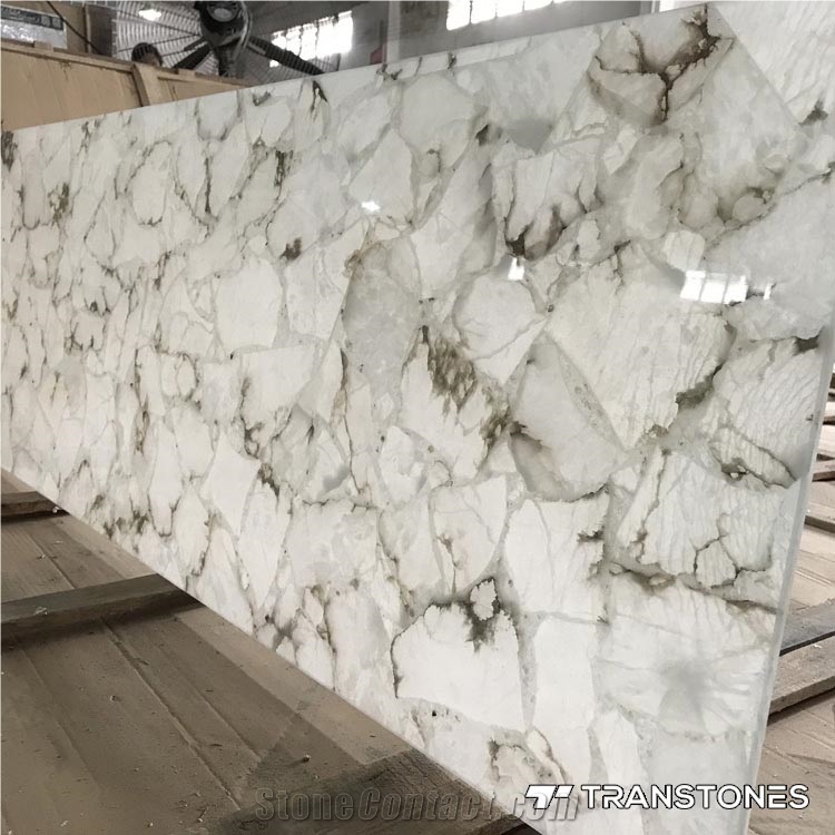 Alabaster Popular Acrylic Wall Decorative Stone