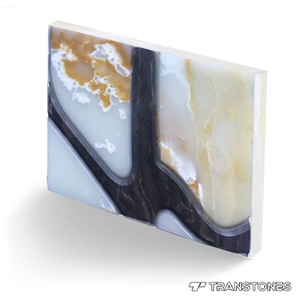 Artificial Onyx Marble Slab Faux Alabaster