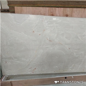 Artificial Onyx Marble Slabs for Interior Ceiling