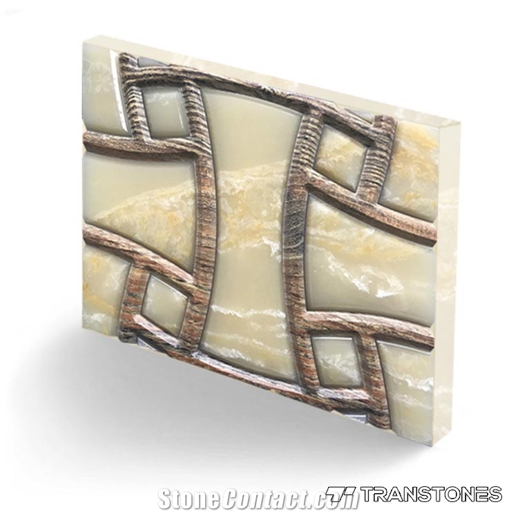 Artificial Stones Alabaster Acrylic Resin Panels