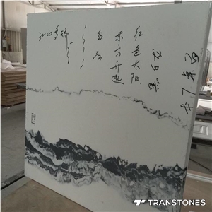 Artificial White Onyx Stone Decorative Material