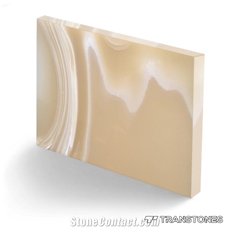 Backlit Alabaster Artificial Stone Sheets